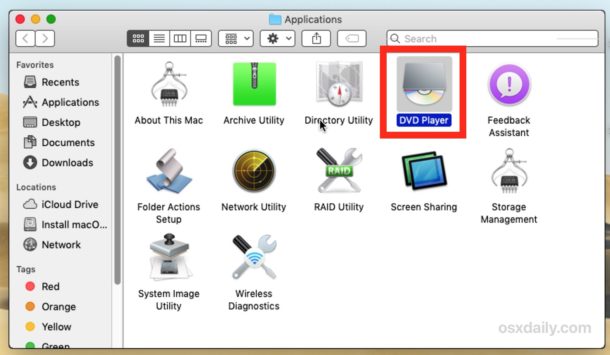 dvd player software for mac